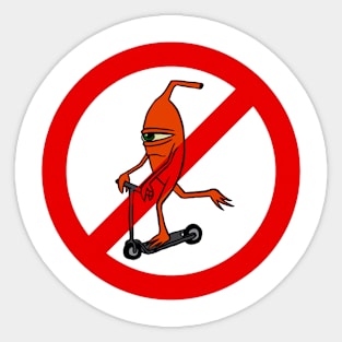 STOP Toy Machine Skateboard Sticker